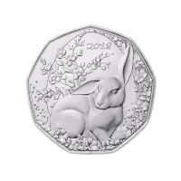 Австрия 5 евро 2018 года - Пасхальный заяц - в буклете (Серебро 0.925)_1