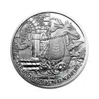 Австрия 10 евро 2011 года - Линдворм из Клагенфурта - в буклете (Серебро 0.925)_2
