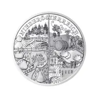 Австрия 10 евро 2013 года - Нижняя Австрия - в буклете (Серебро 0.925)_1