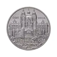 Австрия 10 евро 2007 года - Аббатство Мельк - в буклете (Серебро 0.925)_2