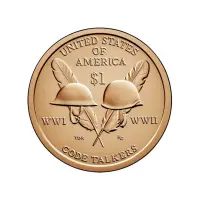 США 1 доллар 2016 год Индейцы-радисты - D