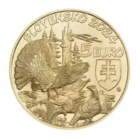 Словакия 5 евро 2024 года - Глухарь_1