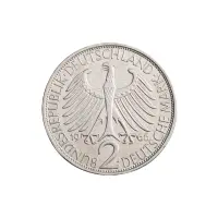 Германия 2 марки 1966 год - Макс Планк (J)_1