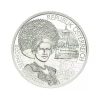 Австрия 10 евро 2013 года - Форарльберг - в буклете (Серебро 0.925)_2
