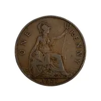 Великобритания - 1 пенни 1927 года