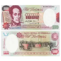 Венесуэла - Банкнота 1000 боливар 1998 года (06.08.1998)