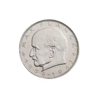 Германия 2 марки 1966 год - Макс Планк (J)