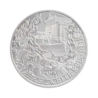 Австрия 10 евро 2005 года - 60-лет 2 Австр Республики - в буклете (Серебро 0.925)_3