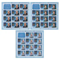 Комплект-из-3-художественных-листов-2012-год,-15-руб Кавалеры-Ордена