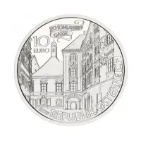 Австрия 10 евро 2009 года - Венский Василиск - в буклете (Серебро 0.925)_2