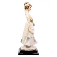 Статуэтка Девушка с корзиной. 1980-е гг. Высота 20 см. Италия, Capodimonte, Джузеппе Армани._3