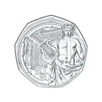 Австрия 5 евро 2020 года - 150 лет Венской филармонии - в буклете (Серебро 0.925)_1