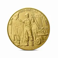 Франция - Набор из 4 монет 14 евро 2025 года - 80-летие Дня Победы в Европе_1