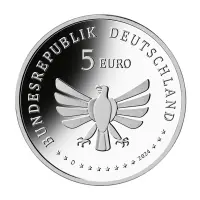 Германия 5 евро 2024 года - Жук-олень (D)_1