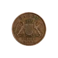 Бавария - 1 крейцер 1862 года - Серебро 0.166_1