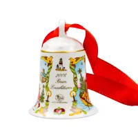 Рождественский колокольчик 2006 г., Hutschenreuther (германия), фарфор, 7см.