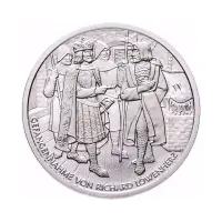 Австрия 10 евро 2009 года - Ричарда Льв Сердце - в буклете (Серебро 0.925)_3