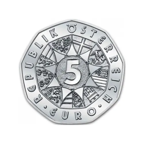 Австрия 5 евро 2019 года - Весеннее пробуждение - в буклете (Серебро 0.925)_2