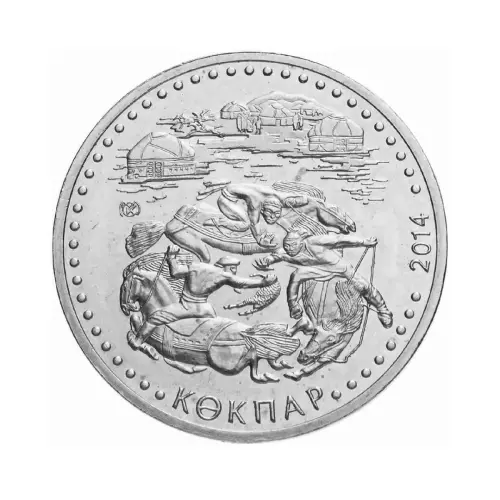 Казахстан 50 тенге 2014 год - Көкпар - Кокпар