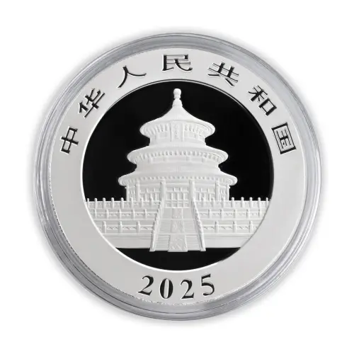 Китай 10 юань 2025 года Панда (Серебро 0.999)_1