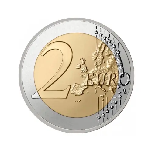 Бельгия 2 евро 2025 года - Автодром Спа-Франкоршам - французский (в коинкарте)_3