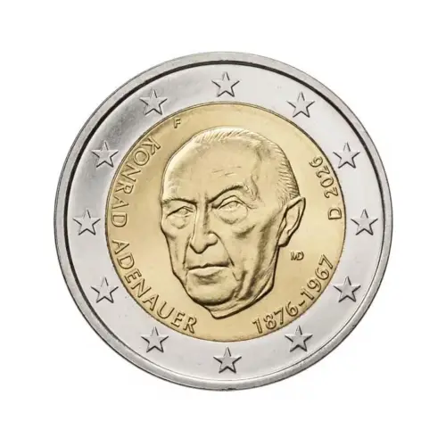 Германия 2 евро 2026 года - Конрад Аденауэр (A)