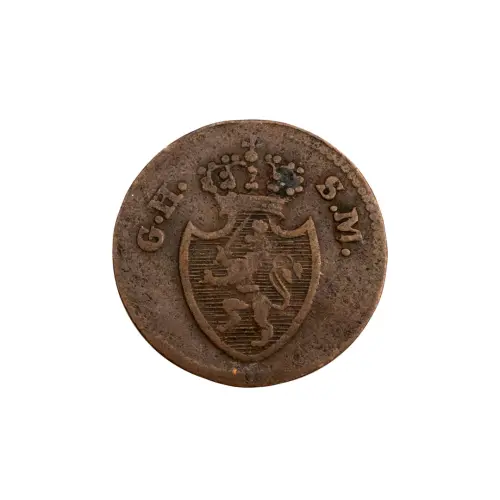 Гессен-Дармштадт - 1 пфенниг 1819 года_1