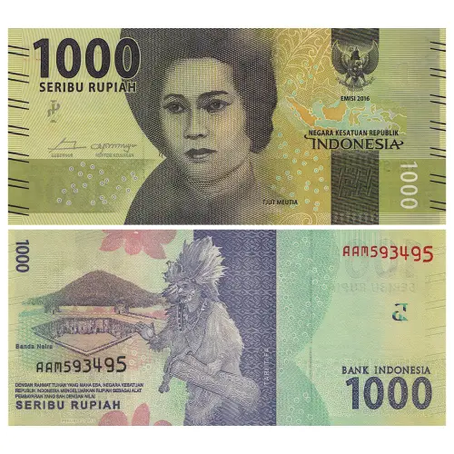 Индонезия - Банкнота 1000 рупий 2016 года (Peruri TC 2017)
