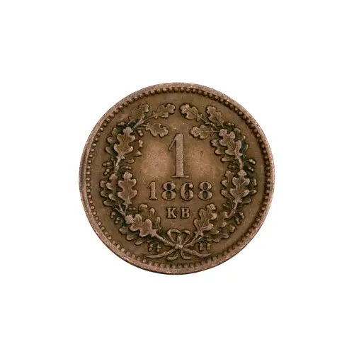 Венгрия - 1 крейцер 1868 года