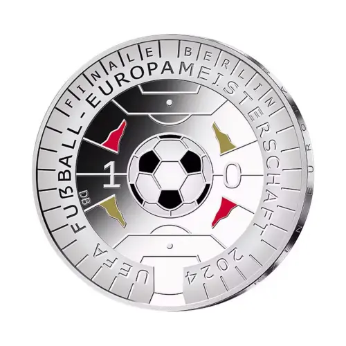 Германия 11 евро 2024 года - Чемпионат Европы по футболу UEFA. Серебро 0.500 (A)