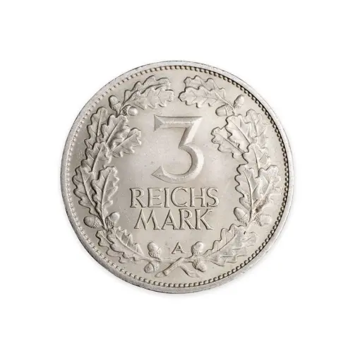 Германия 3 рейхсмарки 1925 года - Серебро 0.500 (A)