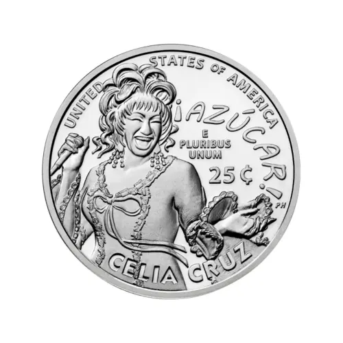 США 25 центов 2024 года - Селия Крус (D)