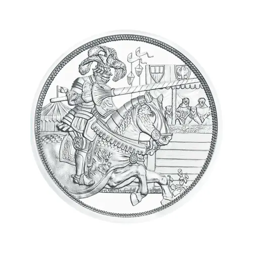Австрия 10 евро 2019 года - Рыцарство - в буклете (Серебро 0.925)_2