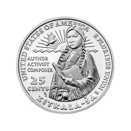 США 25 центов 2024 года - Зиткала-Ша - D
