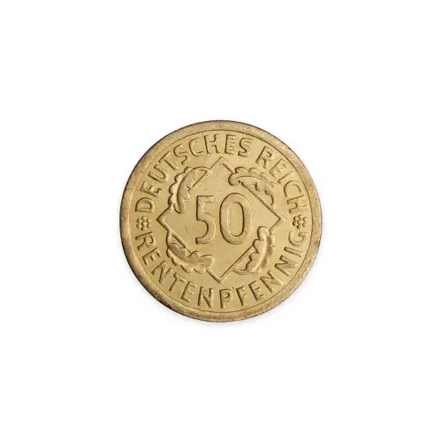 Германия 50 рентенпфеннигов 1924 года (A)