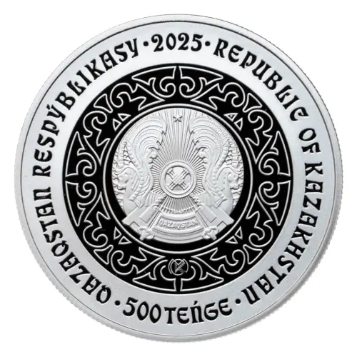 Казахстан 500 тенге 2025 года  - ARǴYMAQ - Лошадь (Proof)_3