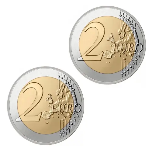 Люксембург - Набор из 2 монет 2 евро 2025 года_4
