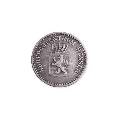 Гессен-Кассель 1 серебряный грош 1865 года - Серебро 0.312_1