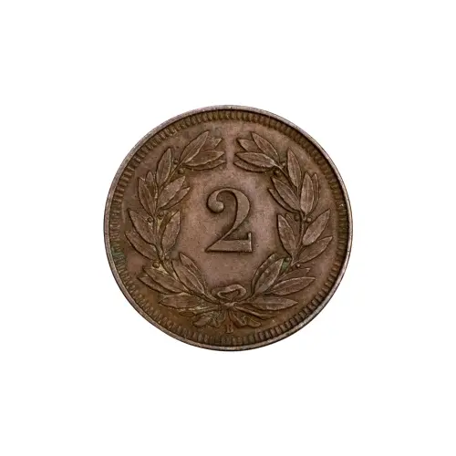 Швейцария - 2 раппена 1912 года