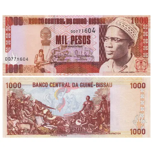 Гвинея-Бисау - Банкнота 1000 песо 1993 года