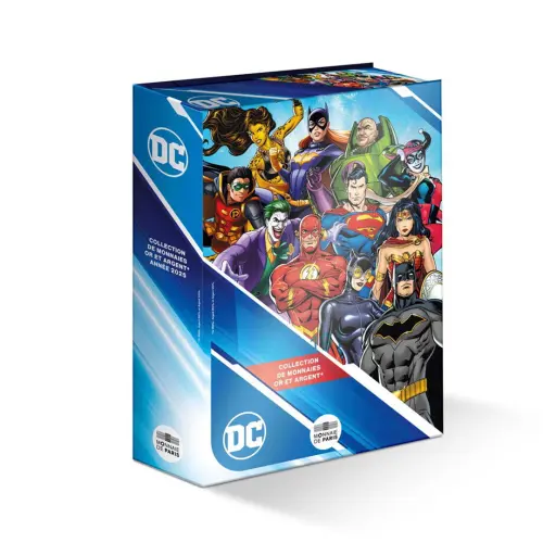 Франция - Набор из 9 монет 10 евро 2025 года - DC Comics (Серебро 0.333)_1