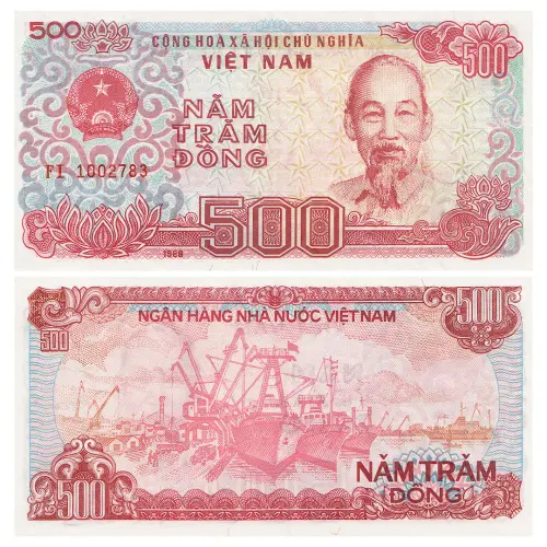Вьетнам - Банкнота 500 донг 1988 года