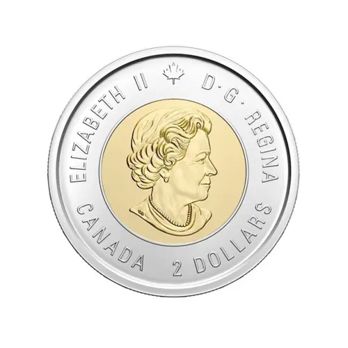 Канада 2 доллара 2021 года - 100 лет открытию инсулина (цветное покрытие)_1