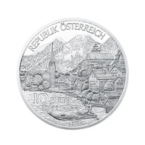 Австрия 10 евро 2016 года - Верхняя Австрия - в буклете (Серебро 0.925)_2