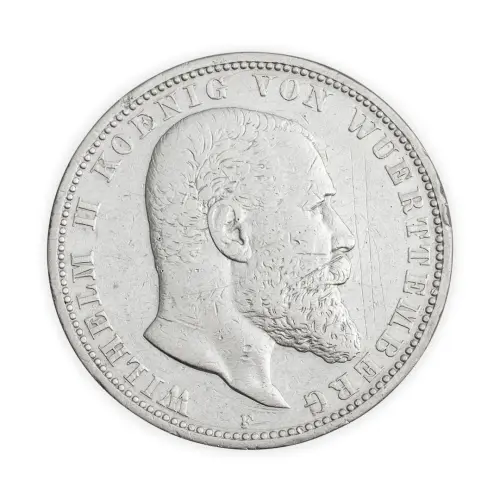 Германская империя 5 марок 1901 года - Серебро 0.900