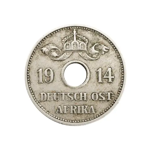 Германская Восточная Африка - 10 геллеров 1914 года J_1