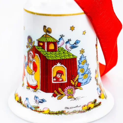 Рождественский колокольчик 2003 г., Hutschenreuther (Германия), фарфор, 7см._10