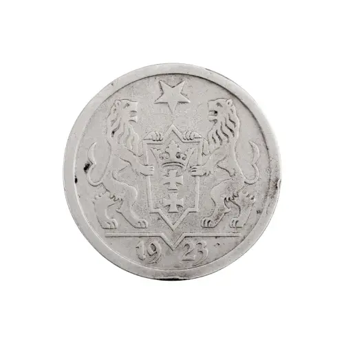 Данциг - 2 гульдена 1923 года (Серебро 0.750)_1