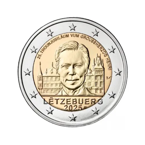 Люксембург - Набор из 2 монет 2 евро 2025 года