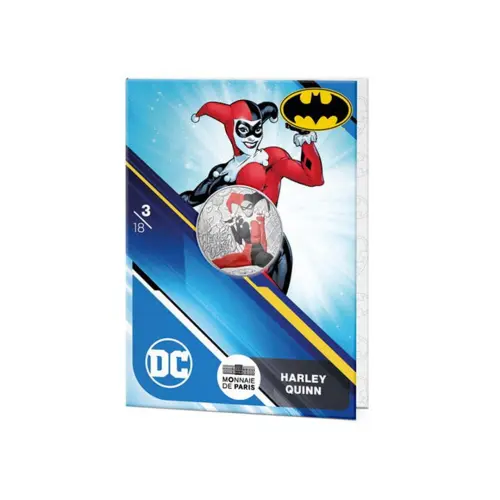 Франция - Набор из 9 монет 10 евро 2025 года - DC Comics (Серебро 0.333)_6